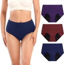 Molasus Incontinence Underwear for Women Absorbency Period Leakproof Panties