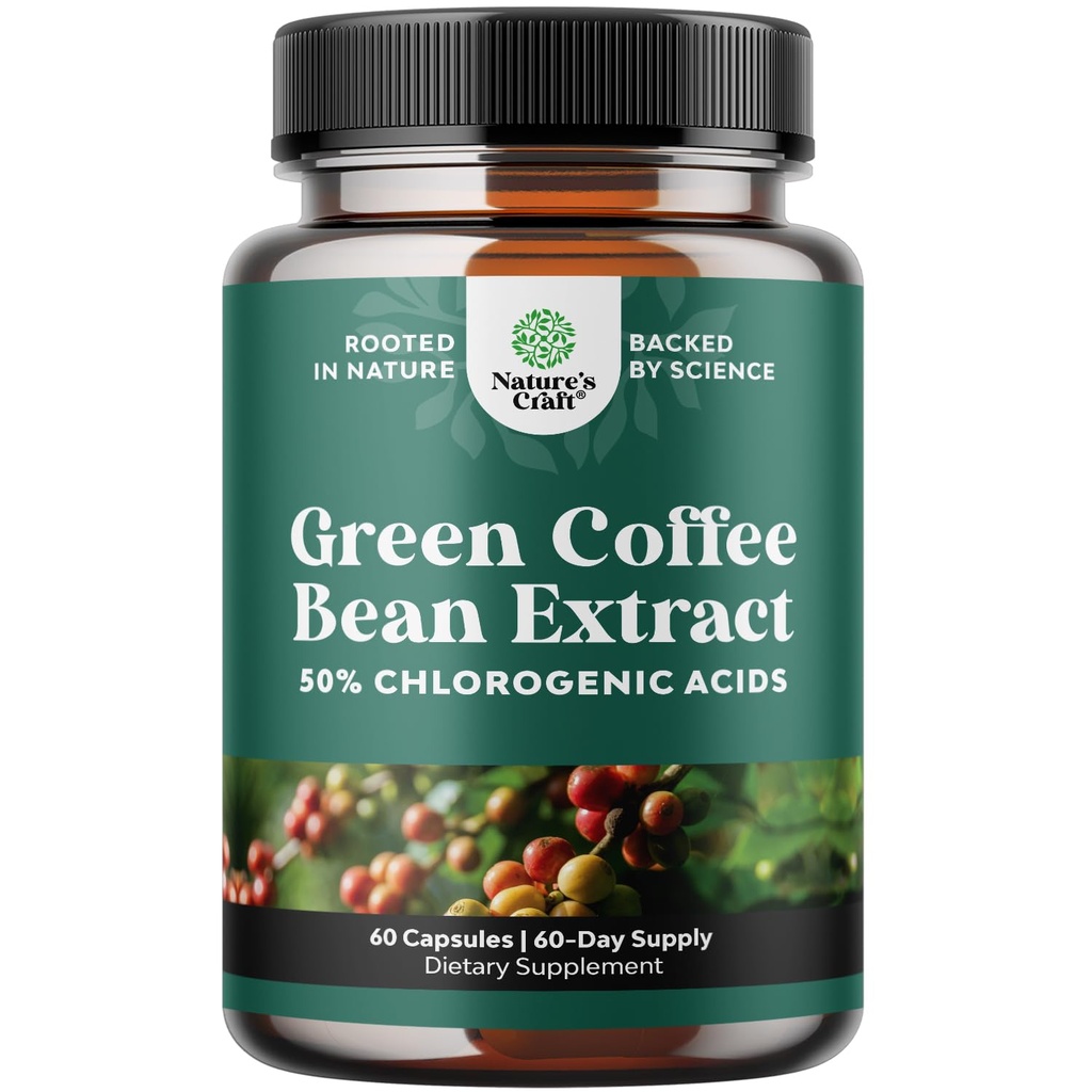 Green Coffee Bean Extract for Weight Loss - Φυσικό Ορεκτικό Καταπραϋντικό για Απώλεια Βάρος για τις γυναίκες - Βότανο Fat Burners για τις γυναίκες και τους άνδρες για την απώλεια βάρους Υποστήριξη και βελτίωση της καθημερινής ενέργειας και της ασυλίας