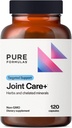 PureFormulas Joint Care + - Premium Joint Support Supplement with Hyaluronic Acid, Glucosamine, MSM, Green Lipped Mussel, Turmeric & More - Μη ΓΤΟ Formula for Adults (120 Κάψουλες)