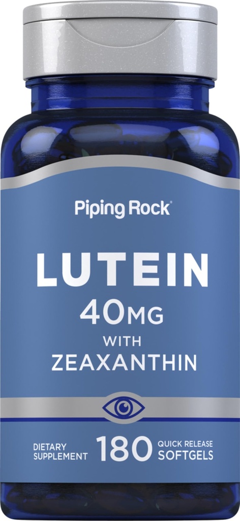 Piping Rock Lutein και Zeaxanthin συμπλήρωμα 