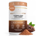 Hydrolyzed Collagen Peptides σε σκόνη με βιταμίνη C & ρεσβερατρόλη - Μαλλιά, δέρμα και νύχια Βιταμίνες για γυναίκες & άνδρες - Οστό και κοινή συμπλήρωμα - Σοκολάτα Γεύση - 16 oz