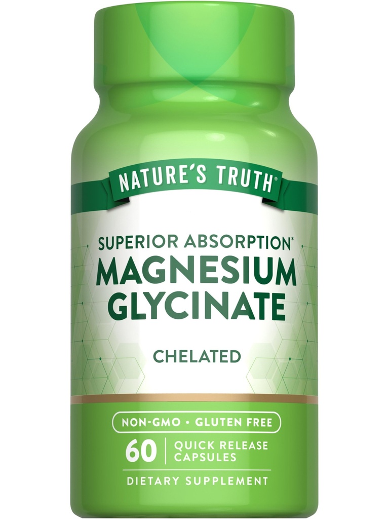 Nature's Truth Μαγνήσιο Γλυκινικό Κάψουλες 200mg 