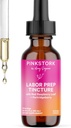 Pink Stork Gentle Birth & Labor Prep Βάμμα – Κόκκινο Raspberry Leaf, Χαμομήλι, Ginger & 8 Βότανα – Τρίτο Trimester Εγκυμοσύνη + Ανάκτηση & Γαλουχία Υποστήριξη – 2 oz Βότανο συμπλήρωμα
