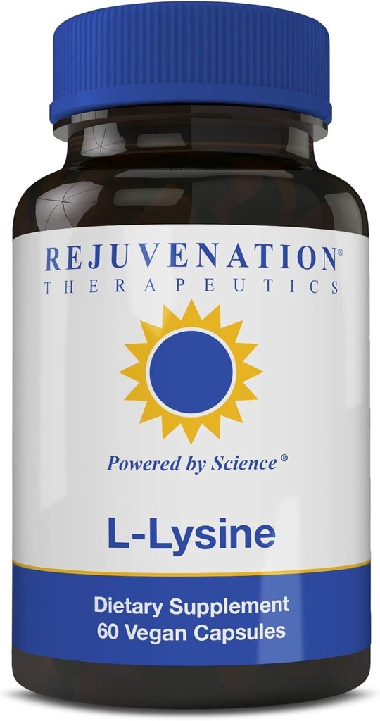 Θεραπευτικά Αναζωογόνησης - L-Lysine, Υποστηρίζει υγιή δέρμα (60 Vegan Κάψουλες, 500mg)