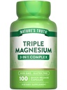 Nature's Truth Triple Magnesium Complex Supplement 
