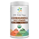 Certified Organic Ashwagandha Root Powder 16Oz -1Lb. Φυσικό στρες, εγκέφαλος και ανοσοποιητική υποστήριξη. Βελτιώνει τη συνολική υγεία. Ακατέργαστο Σούπερφουντ. 100% Φυσικό βοτανικό