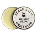 Striking Viking Beard Balm for Men - Leave in Beard Conditioner - Καλλωπιστικό Balm Made with naturally derived Beard Butter, Argan & Jojoba Ounce (Pack of 1), Unscented)