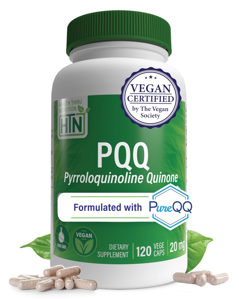 Υγεία Θρου Διατροφή PQQ 20mg 120 Εξυπηρετεί Pyrroloquinoline Κινόνη ως PureQQ  Συμπλήρωμα