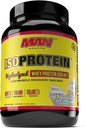 Άνδρας σπορ ISO-Protein Υδρολυμένη 100% καθαρή σκόνη Whey Protein Isolate, παγωτό βανίλια, 1,32 Λίρες (20 ημέρες προσφοράς)