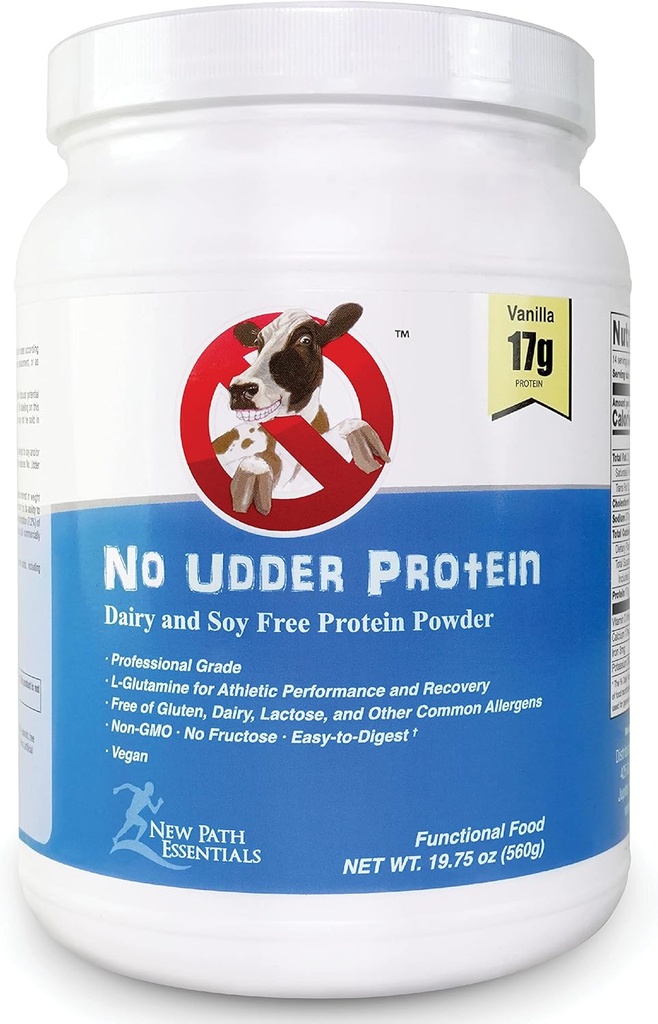 Χωρίς πρωτεΐνη Udder Γαλακτοκομικά χωρίς Vegan χωρίς πρωτεΐνη σόγιας σκόνη, Vanilla απόλαυση