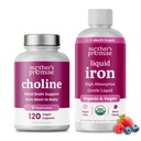 Mother's Promise Liquid Iron & Choline Capsules Bundle