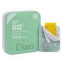 DISO - Vitamin B12 - Fast-Dissolving Oral Strips, for Tiredness and Fatigue, Orange Mint Flavor, Vegan, Sugar Free, Maximum Absorption, Gluten Free, Individually Wrapped, 30 Dissolvable Strips