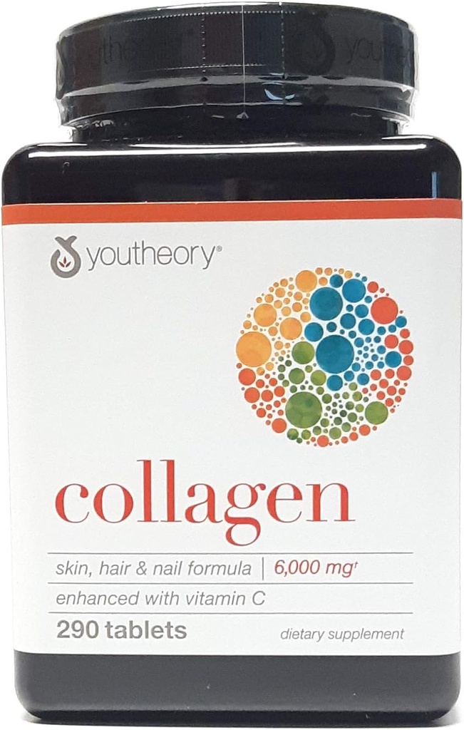 Youtheory Collagen Advanced Formula Τύπος 1,2,3 290 ct (Συσκευασία 3)