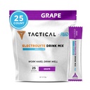 Fluid Tactical - 25 Count Zero Sugar Electrolyte Powder | Grape | Travel Ready Drink Mix | Extreme Re-Hydration