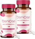 BoriCap - Boric Acid Suppositories for Women - 600 mg - Κολπική Υγεία & Ισορροπία, Itch & Odor - Natural Relief - Γυναικεία Φροντίδα - Γυναικεία Υγιεινή - Κατασκευάζεται στις ΗΠΑ από Heale - 90 Κάψουλες