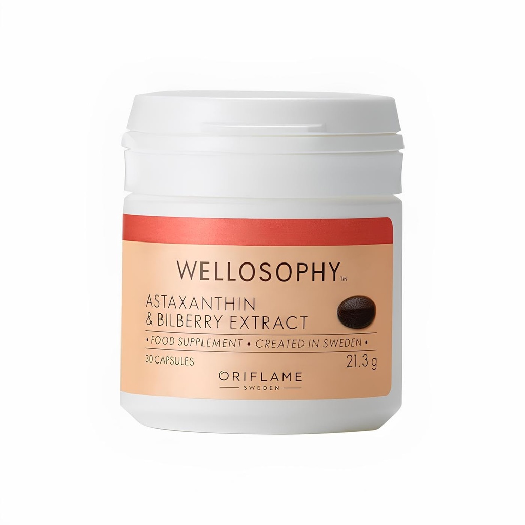 WELLOSPHY-wellness by oriflame Astaxanthin & Bilberry Extract 30 Κάψουλες