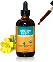 Βότανο Pharm Certified Organic Mullein Blend Liquid Extract για την υποστήριξη του αναπνευστικού συστήματος - 4 ουγγιά