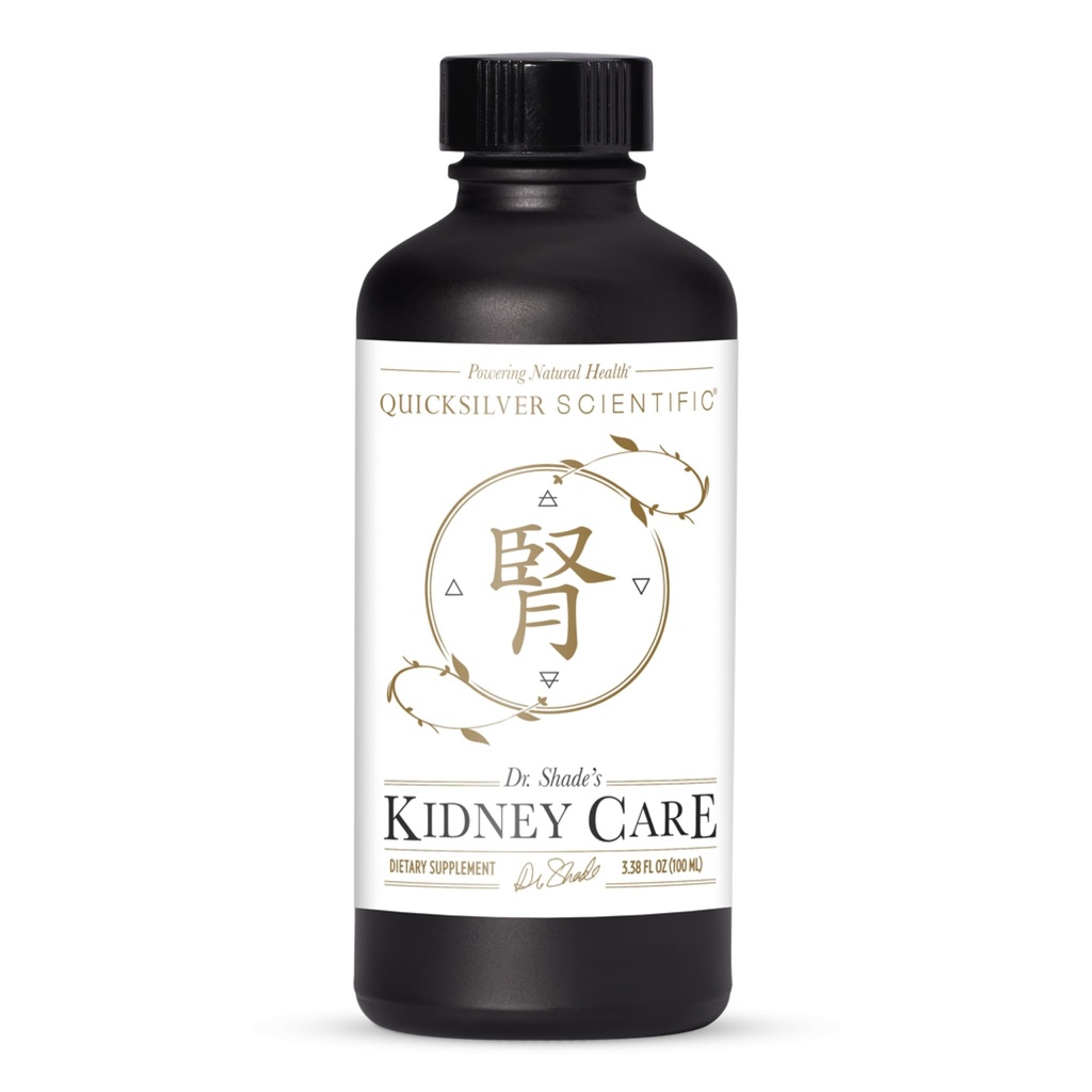 Quicksilver Scientific Kidney Care - Kidney Cleanse & Lymphatic Drainage Supplements - Astragaloside IV Extract, Zhu Ling, Goldenrod, Ferulic Acid, He Shou Wu & Dandelion Leaf (3.38oz / 100ml)