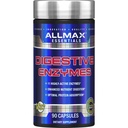 ALLMAX Digestive ENZYMES - 90 Κάψουλες - Υποστηρίζει την ενίσχυση της θρέψης θρεπτικών συστατικών και την βέλτιστη απορρόφηση πρωτεϊνών - με 11 Πολύ ενεργά ένζυμα - 90 Servings