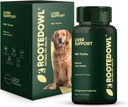 Rooted Owl Liver Support for Dogs - Natural Liver Health Supplement - Milk Thistle for Dogs - Vegetarian Capsules - 60/ct