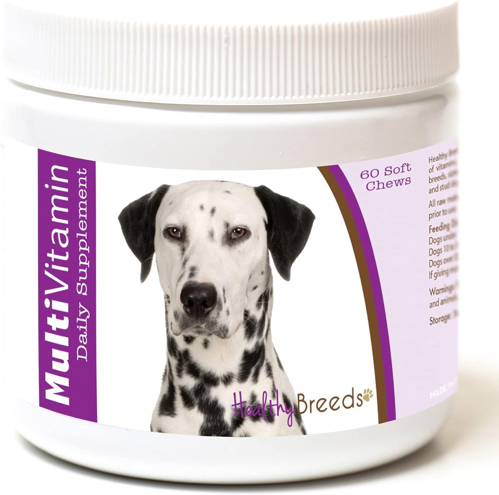 Healthy Breeds Dalmatian Multi-Vitamin Soft Chews 60 Count