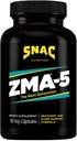 SNAC ZMA-5 συμπλήρωμα βοήθειας ύπνου, να προωθήσει την αποκατάσταση των μυών και την ανάπτυξη, ανοσοποιητική υποστήριξη, & αποκατάσταση του ύπνου με ψευδάργυρο, μαγνήσιο & 5-HTP, Post προπόνηση, πριν το κρεβάτι ZMA συμπληρώματα 90 κάψουλες λαχανικά