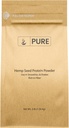 Pure Original Ingredients Hemp Seed Protein Powder (3 lb) Smoothies & Shakes, Nutty Flavor, Smooth Texture