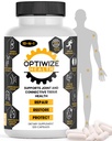 OptiWize 10-N-1 Joint Support Hydrolyzed Collagen,MSM, Hyaluronic Acid, Glucosamine,Chondroitin & More- Targets Joint Discomfort, Improves Mobility & Flexibility 320 Caps for Men & Women Made in USA