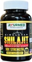 Καθαρές Βιολογικές κάψουλες Shilajit των Ιμαλαΐων (Shilajeet) για άνδρες και γυναίκες - 5000 mg Ισοδύναμο - Natural Energy & Stamina Booster - 100 Veg Capses 
