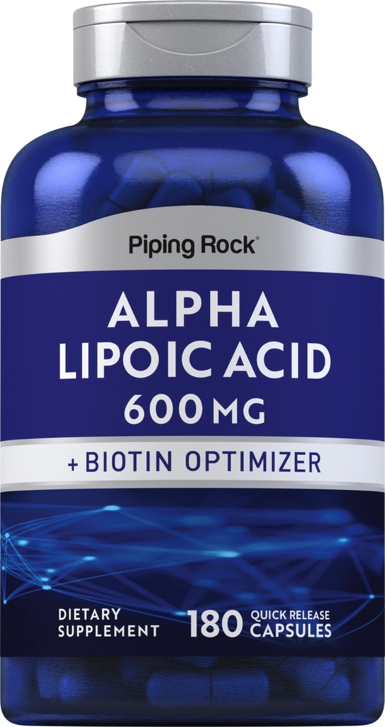 Piping Rock Alpha Lipoic Acid 600mg 