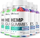 (5 Πακέτο) Ενισχύστε τη ζωή Hemp Gummies Advanced Strength Performance Hemp Blend Formula, Big Size Lifeboost Hemp Gummy με 25mg εκχύλισμα κάνναβης, Μεγάλη γεύση 1500mg ανά φιάλη, New 2024 Gummies (300 Gummies)
