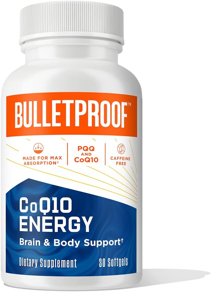 Αλεξίσφαιρο CoQ10 Energy Softgel, 30 Count, συμπλήρωμα δύναμης του εγκεφάλου & του σώματος σας