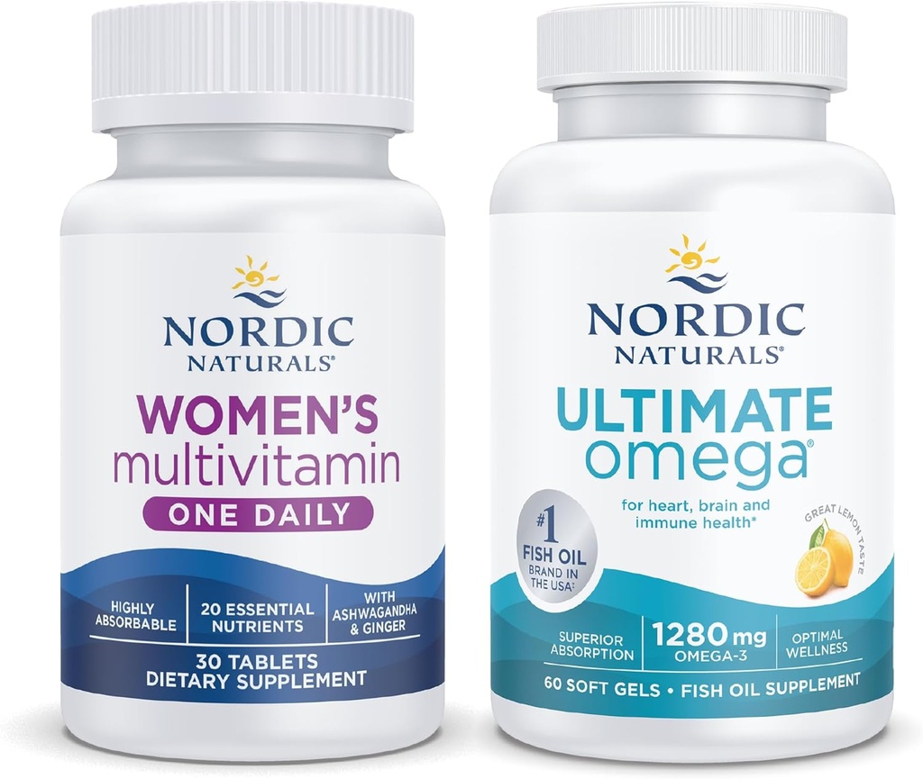 Nordic Naturals Starter Pack - Πολυβιταμίνη των γυναικών μία καθημερινά, Ultimate Omega