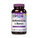 Bluebonnet Multi Minerals Supplement Plus Βόριο Χηλικό Μαγνήσιο Κάλιο Χαλκός σελήνιο Μαγγάνιο Συγκρότημα Χρώμιο & Ψευδάργυρο για γυναίκες & άνδρες - Όχι σίδηρος, μη ΓΤΟ, Χωρίς γλουτένη - 180 κάψουλες λαχανικών