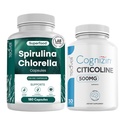 Teaveli Citicoline με Spirulina chlorella Κάψουλες Bundle