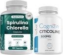 Teaveli Citicoline με Spirulina chlorella Κάψουλες Bundle