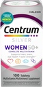 Centrum Silver Πολυβιταμίνη γυναικών για γυναίκες 50 Plus, Multivitamin / Multimineral συμπλήρωμα με βιταμίνη D3, Β Βιταμίνες, μη ΓΤΟ συστατικά, υποστηρίζει τη μνήμη και τη γνώση σε ηλικιωμένους ενήλικες - 100 Ct