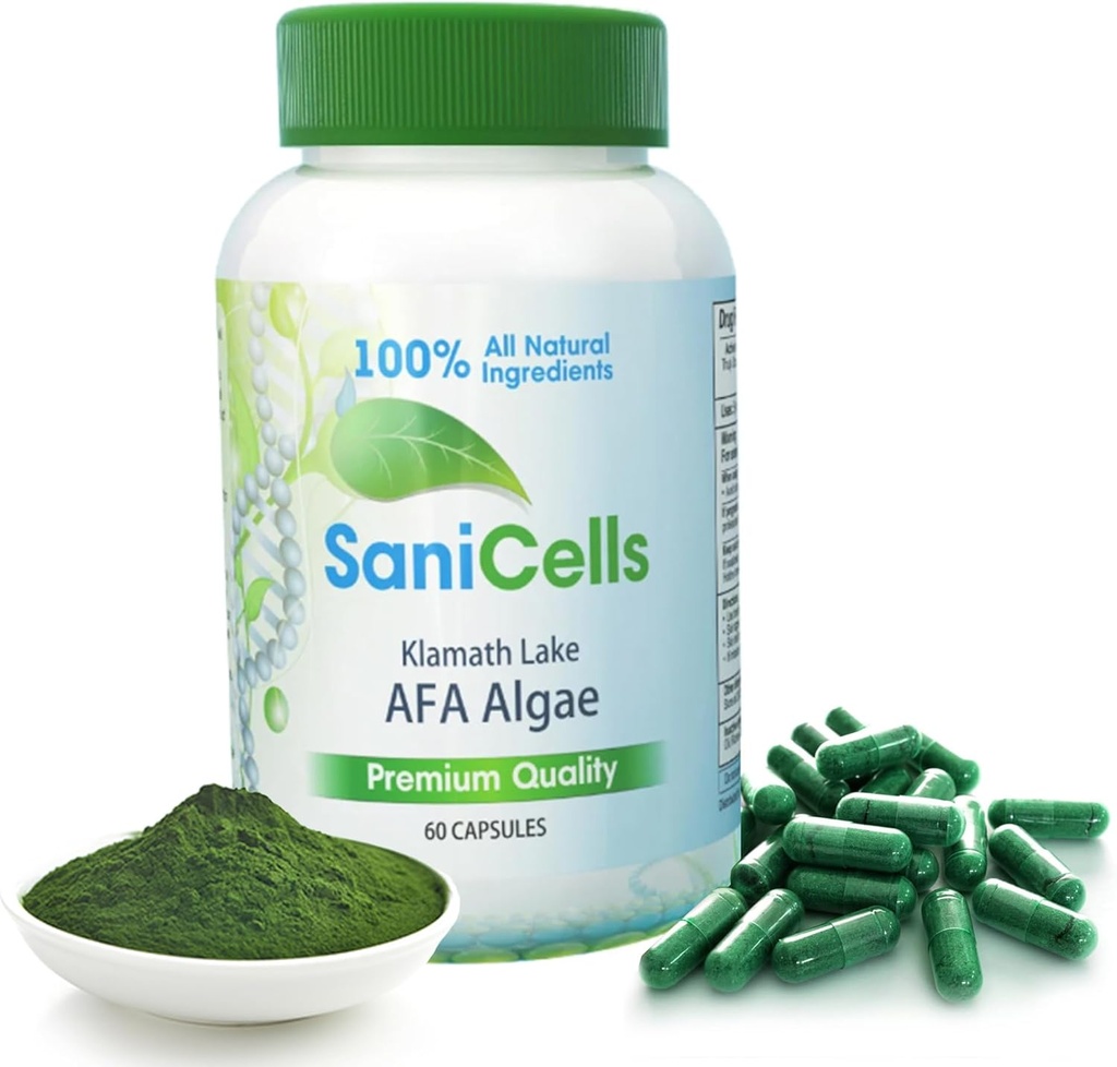 TROYA Sani Cells AFA Blue-Green Algae Κάψουλες 