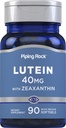 Piping Rock Lutein with Zeaxanthin 40mg | 90 Softgels | Eye Health Supplement from Marigold Extract | Non-GMO, Gluten Free