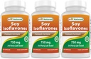 Best Naturals Ισοφλαβόνες Σόγιας 750 mg 120 Κάψουλες (120 Count (Pack of 3))