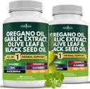 NEW AGE Oregano Oil Garlic Extract Olive Leaf with Astragalus - Συμπλήρωμα για γυναίκες και άνδρες - 120 Count