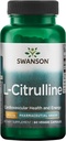 Swanson L-Citrulline - Φυσικό συμπλήρωμα Προώθηση Καρδιαγγειακής Υγείας & Ενεργειακής Υποστήριξης - Βοηθά στην αύξηση της κυκλοφορίας - (60 κάψουλες, 850mg το καθένα)