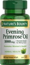 Nature's Bounty Primrose Oil 1000mg, προάγει την υγεία των γυναικών, συμπλήρωμα βοτάνων, χωρίς γλουτένη, 60 Softgels ταχείας απελευθέρωσης