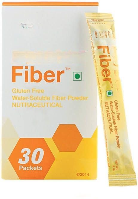 Fiber, χωρίς γλουτένη συμπλήρωμα υδατοδιαλυτών ινών, 30 συσκευασίες