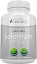 Selenium 200mcg - 365 Vegan Capsules not Tablets - Pure & Yeast Free L-Selenomethionine for Improved Absorption - Thyroid, Heart, and Immune System Support - Antioxidant Trace Mineral - Made in USA