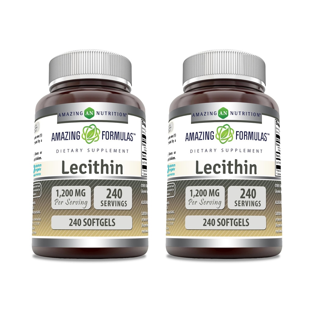 Amazing Formulas Λεκιθίνη 1200 mg Softgels συμπλήρωμα 