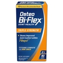 Osteo Bi- Flex Τριπλή Δύναμη, Γλυκοσαμίνη Χονδροϊτίνη με Βιταμίνη C Κοινή Συμπλήρωμα Υγείας, Επικαλυμμένα δισκία, 80 Count