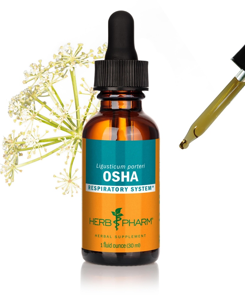 Herb Pharm Osha Root Liquid Extract για την αναπνευστική υποστήριξη - 1 ουγγιά