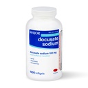 MAJOR Docusate Sodium 100mg, Αποσκληρυντής Στολών Laxative for Occasional Constipation Relief - Απαλό, αξιόπιστο, χωρίς διεγερτικό, 1000 Softgels