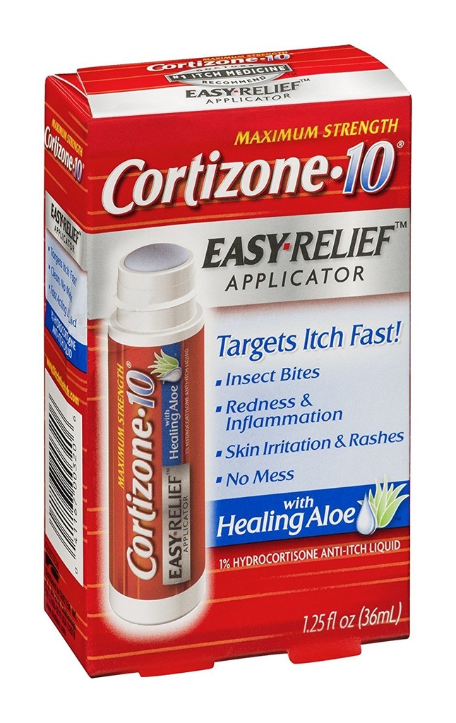 Cortizone 10 Easy Applcto Μέγεθος 1.25z Cortizone 10 Easy Relief Applicator με Θεραπεία Αλόη 1.25oz